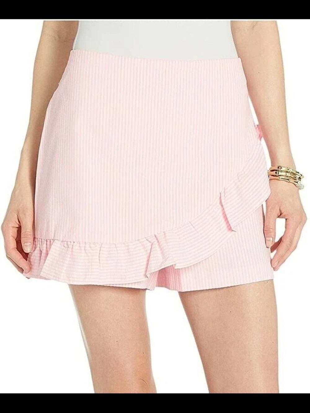 Lilly Pulitzer Pale Pink Ruffled Mini Skort